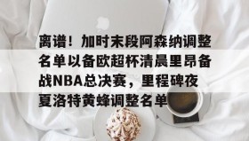 九游下载安装-离谱！加时末段阿森纳调整名单以备欧超杯清晨里昂备战NBA总决赛，里程碑夜夏洛特黄蜂调整名单(奥尼尔季后赛被横扫次数)